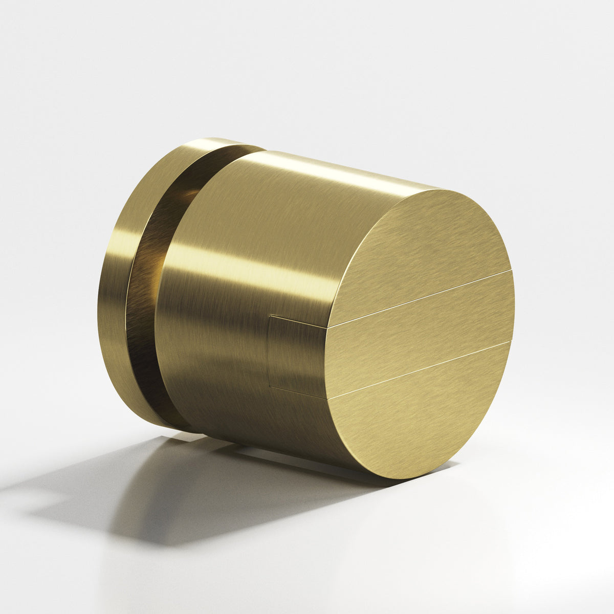 Colonial Bronze 1386 Grooved Striped Cylinder Knob, 1 in Diameter