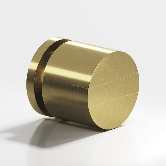 Colonial Bronze 1386 Grooved Striped Cylinder Knob, 1 in Diameter
