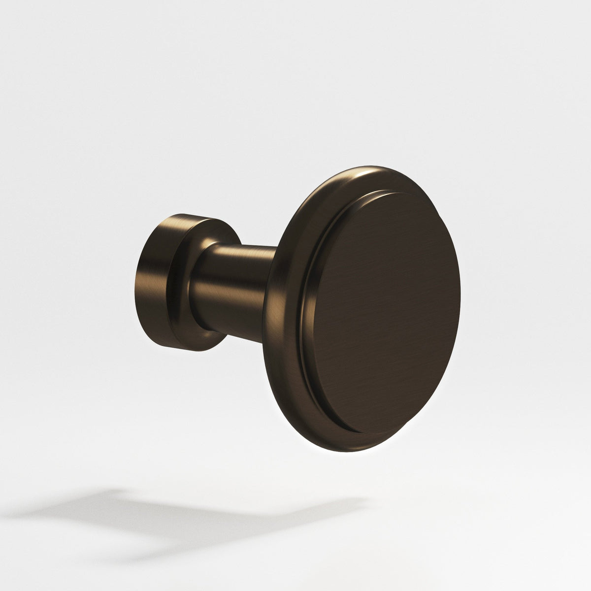 Colonial Bronze 138 Round Stepped Knob, 1-1/16 in Diameter - Oil Rubbed Bronze