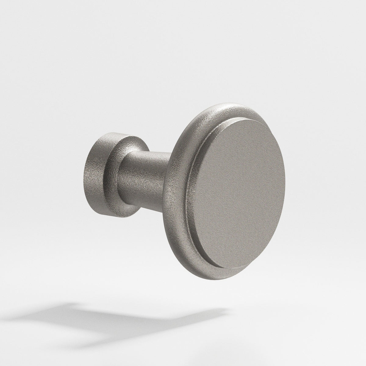 Colonial Bronze 138 Round Stepped Knob, 1-1/16 in Diameter - Frost Nickel™
