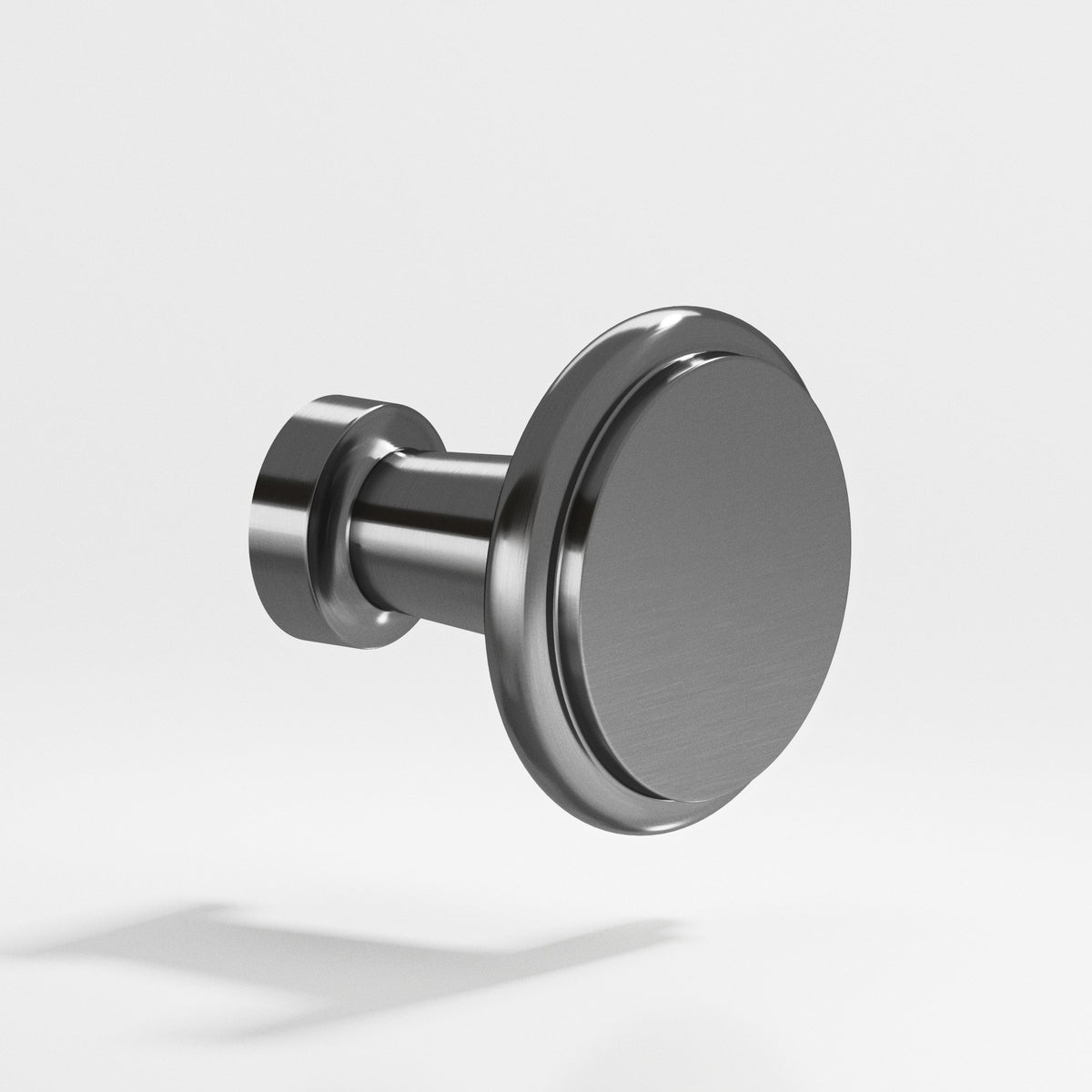 Colonial Bronze 138 Round Stepped Knob, 1-1/16 in Diameter - Graphite