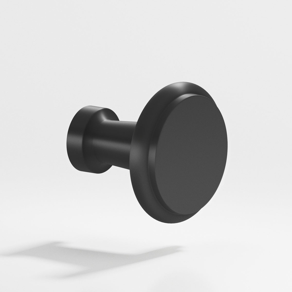 Colonial Bronze 138 Round Stepped Knob, 1-1/16 in Diameter - Matte Graphite