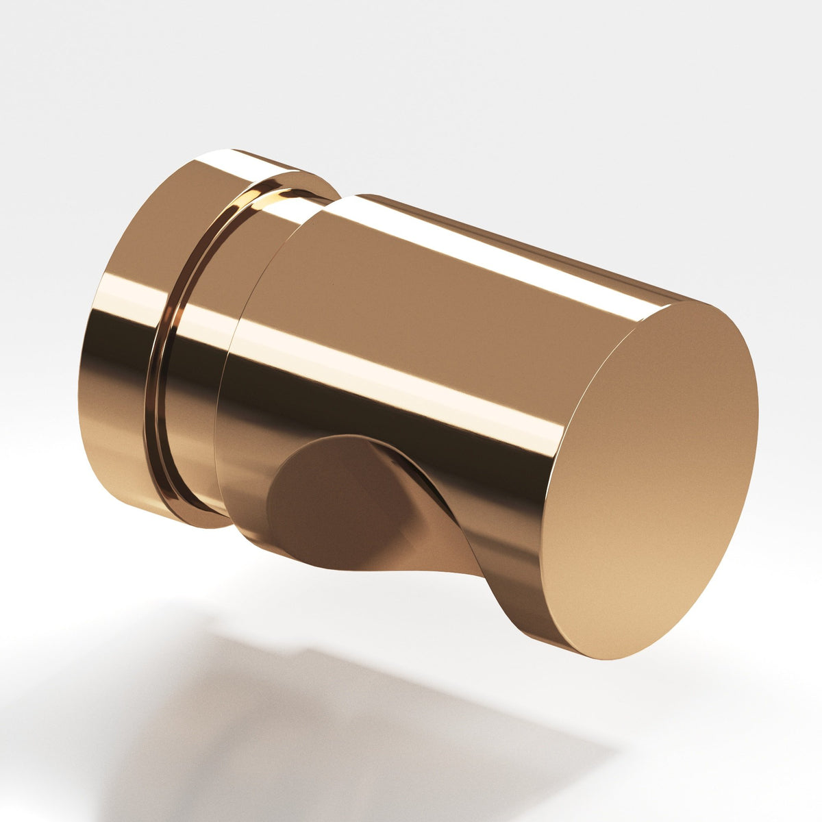 Colonial Bronze 141 Grooved Cylinder Knob, 1/2 in Diameter - Polished Bronze