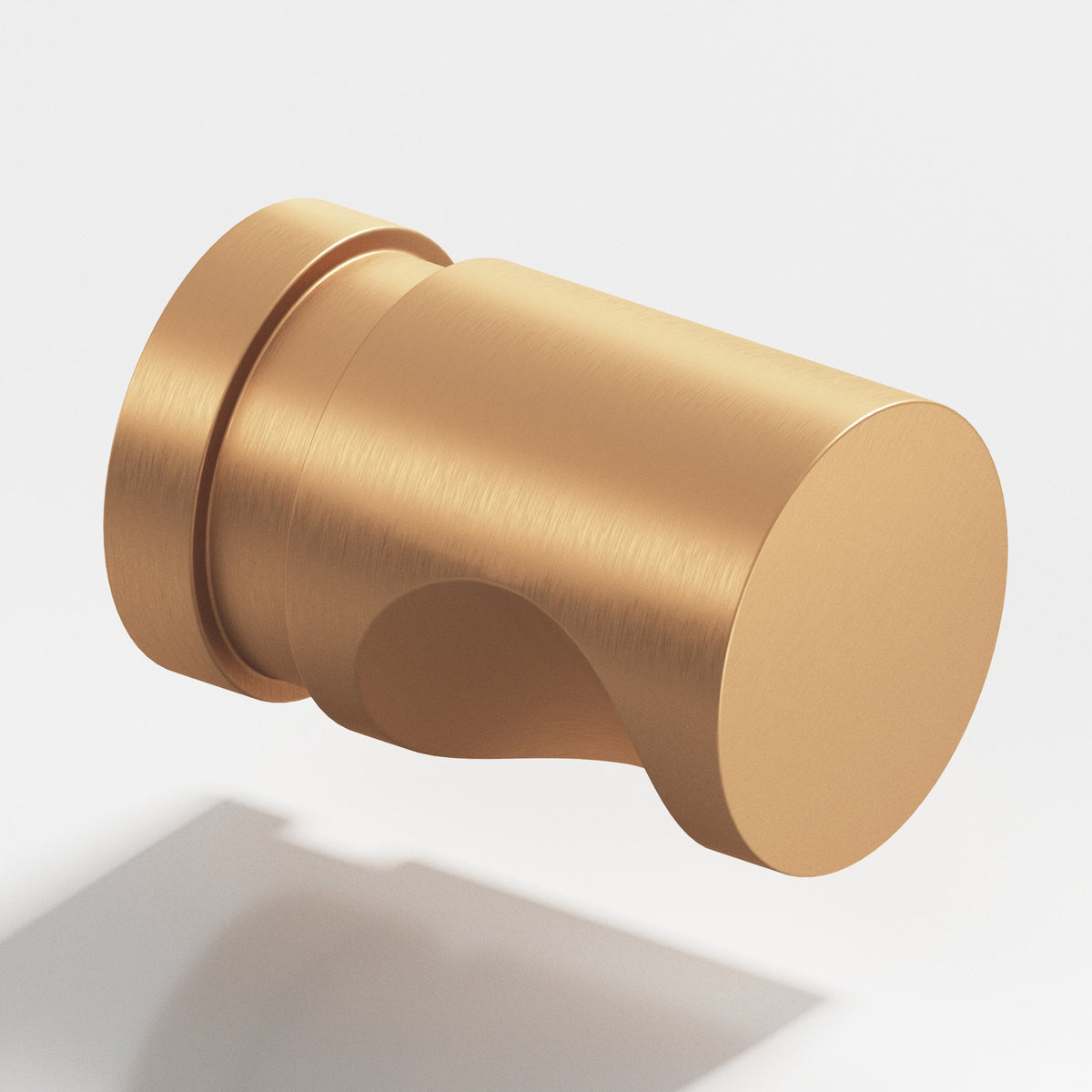 Colonial Bronze 141 Grooved Cylinder Knob, 1/2 in Diameter - Matte Satin Bronze