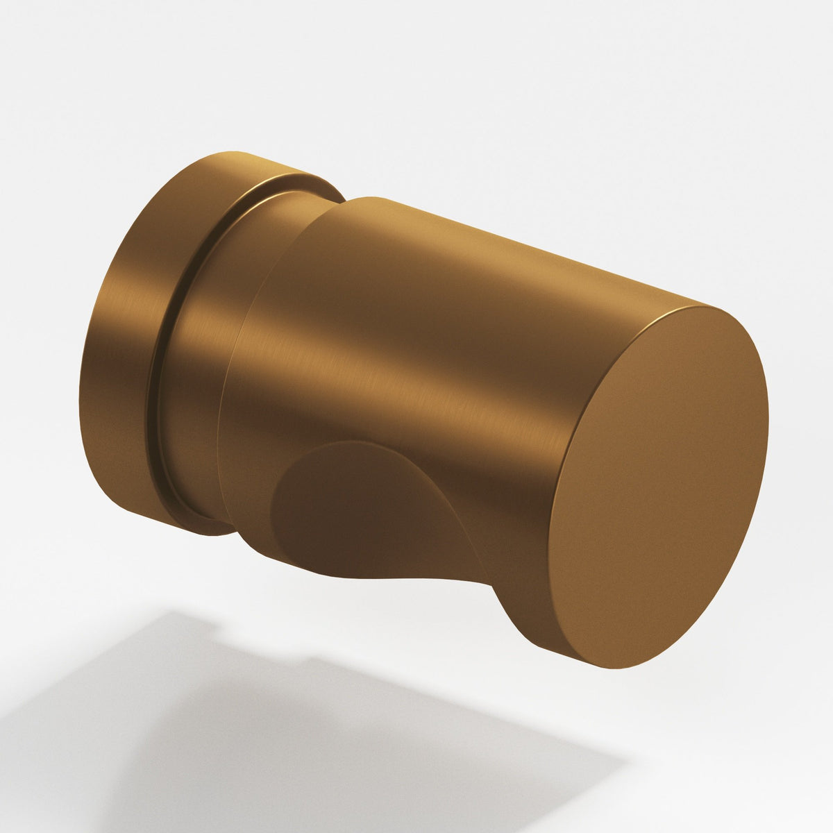 Colonial Bronze 141 Grooved Cylinder Knob, 1/2 in Diameter - Matte Light Statuary Bronze