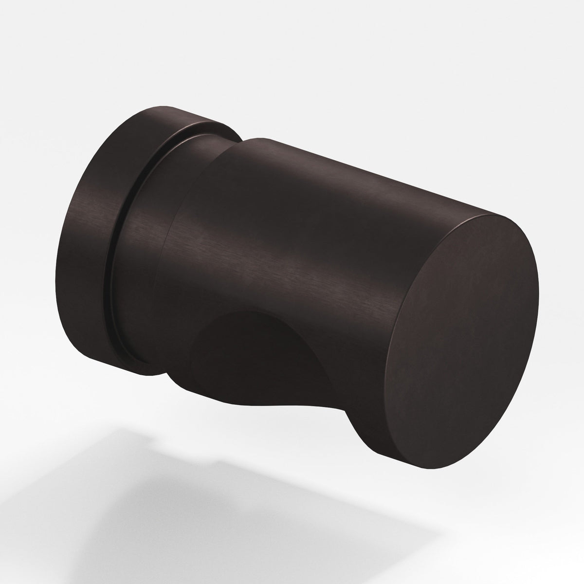 Colonial Bronze 141 Grooved Cylinder Knob, 1/2 in Diameter - Matte Dark Statuary Bronze