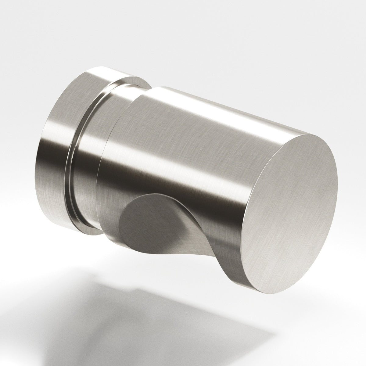 Colonial Bronze 141 Grooved Cylinder Knob, 1/2 in Diameter - Satin Nickel