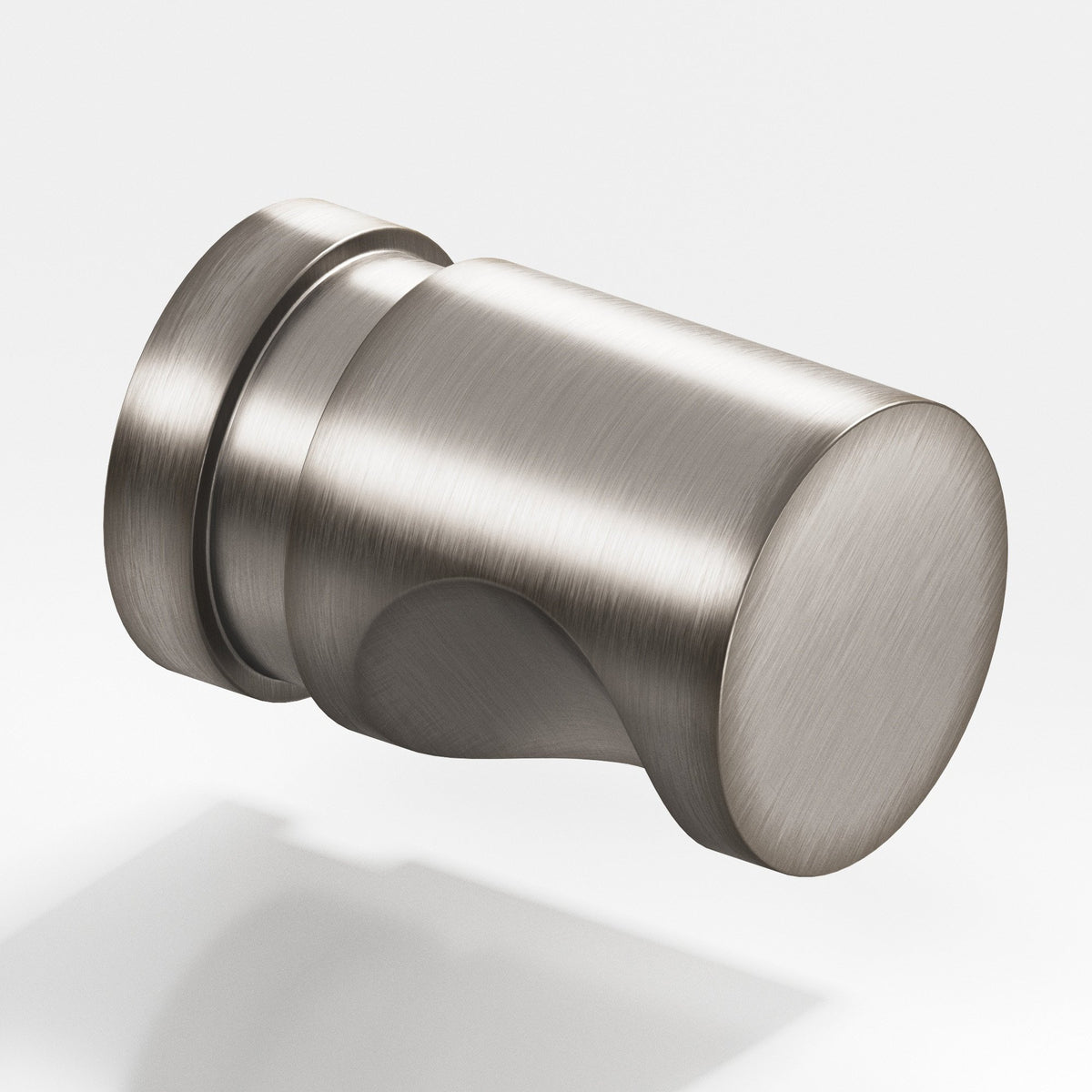Colonial Bronze 141 Grooved Cylinder Knob, 1/2 in Diameter - Pewter