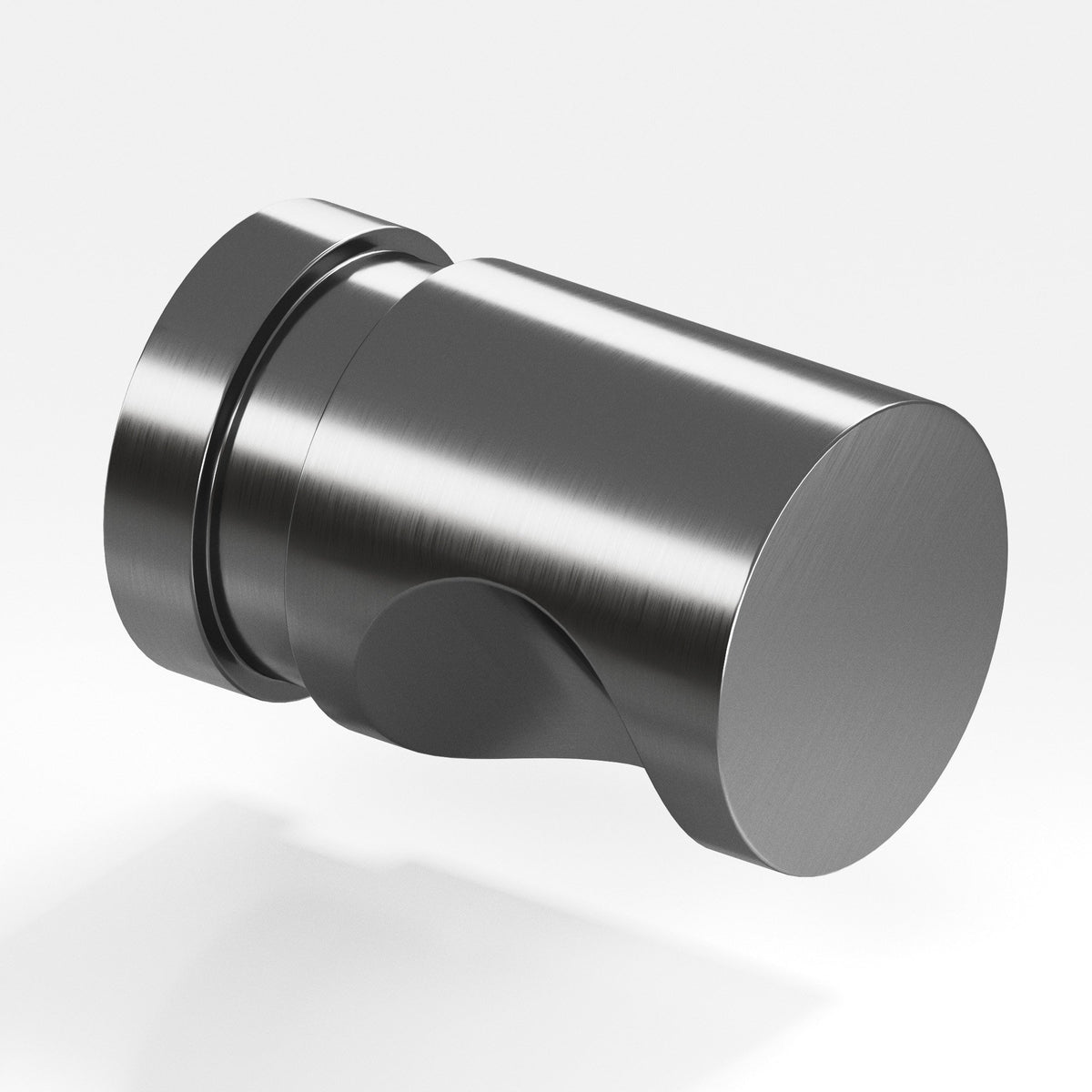 Colonial Bronze 141 Grooved Cylinder Knob, 1/2 in Diameter - Graphite