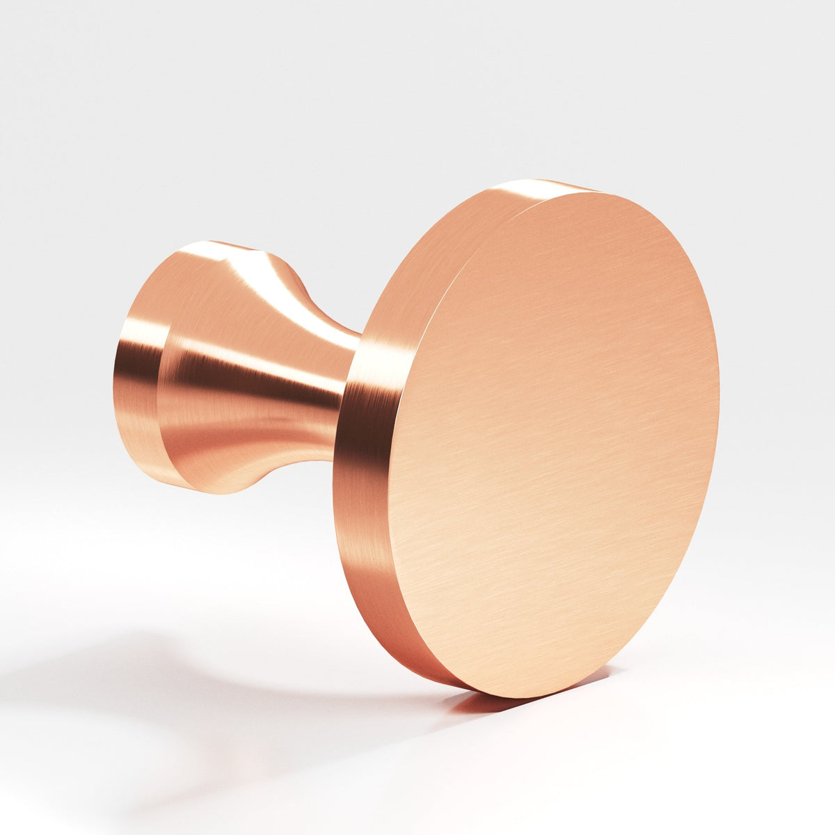 Colonial Bronze 170 Disc Knob with Flared Post, 3/4 in Diameter - Satin Copper
