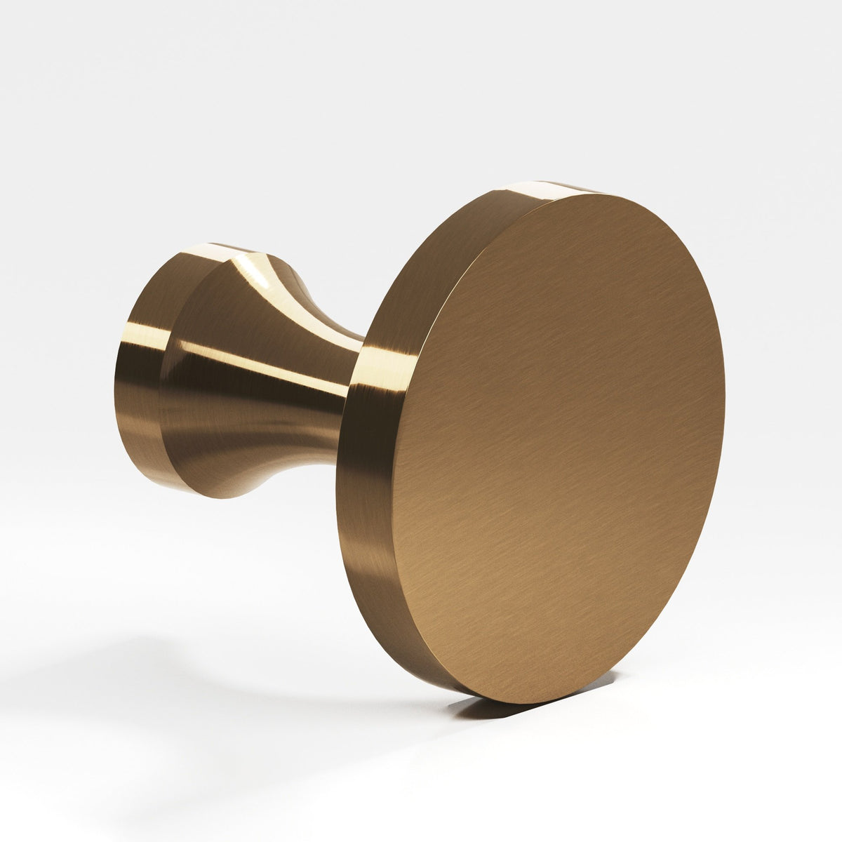 Colonial Bronze 170 Disc Knob with Flared Post, 3/4 in Diameter - Light Statuary Bronze