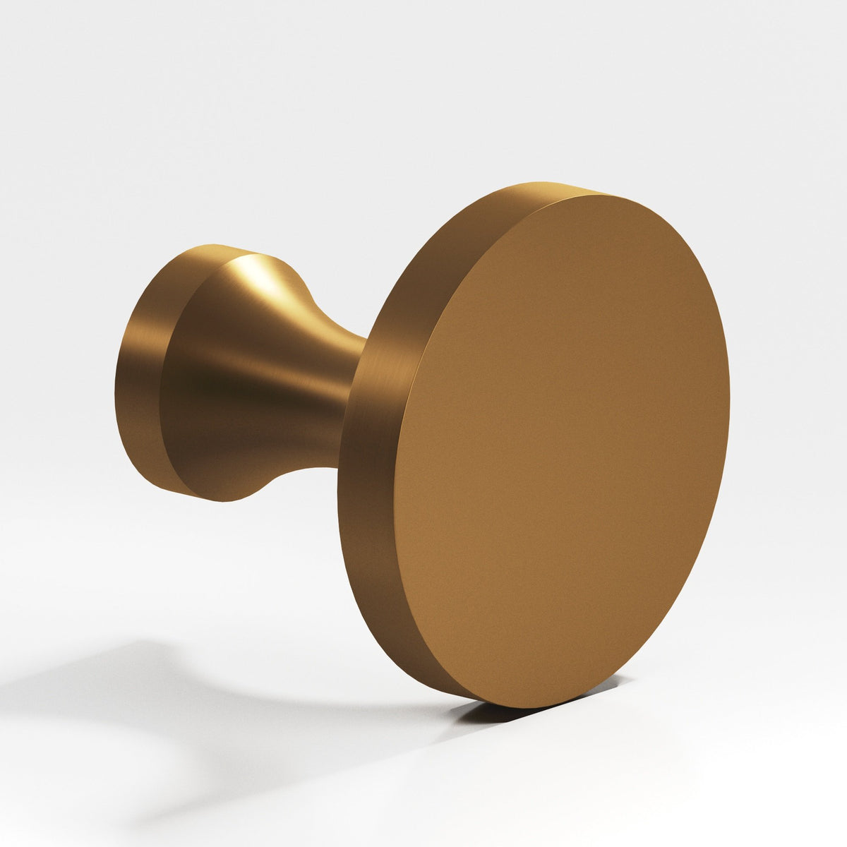 Colonial Bronze 170 Disc Knob with Flared Post, 3/4 in Diameter - Matte Light Statuary Bronze