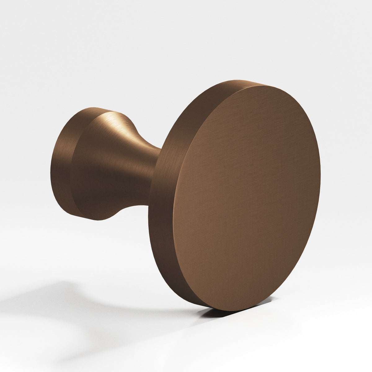 Colonial Bronze 170 Disc Knob with Flared Post, 3/4 in Diameter - Matte Oil Rubbed Bronze