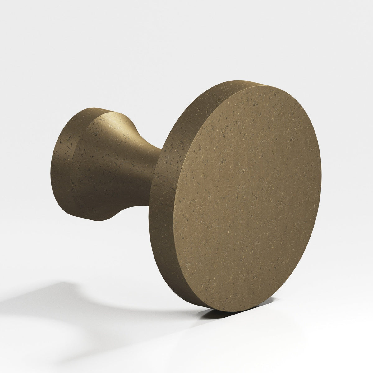 Colonial Bronze 170 Disc Knob with Flared Post, 3/4 in Diameter - Distressed Oil Rubbed Bronze