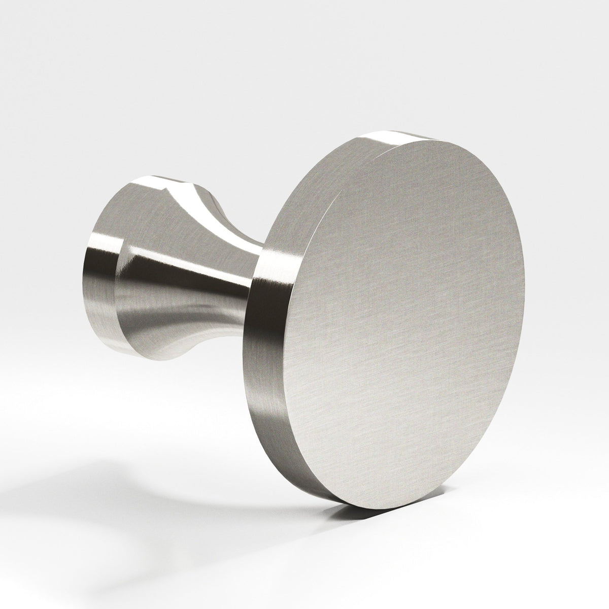 Colonial Bronze 170 Disc Knob with Flared Post, 3/4 in Diameter - Nickel Stainless