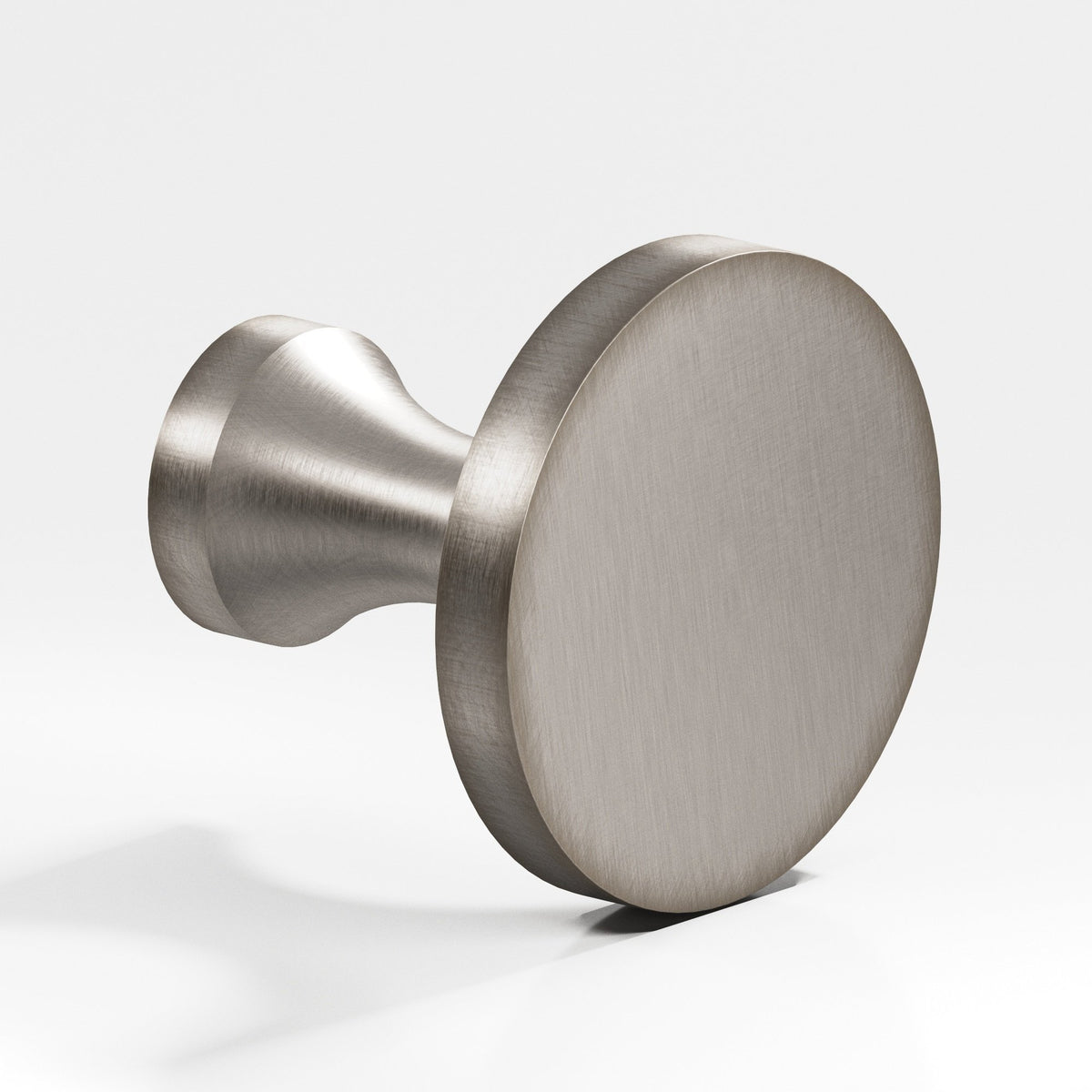 Colonial Bronze 170 Disc Knob with Flared Post, 3/4 in Diameter - Pewter