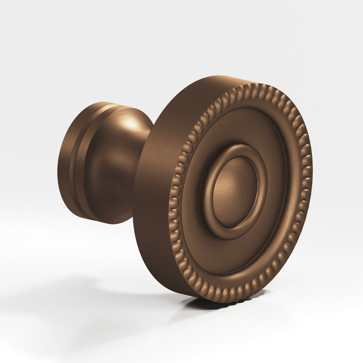 Colonial Bronze 173 Beaded Rosette Knob, 1-1/8 in Diameter - Matte Oil Rubbed Bronze