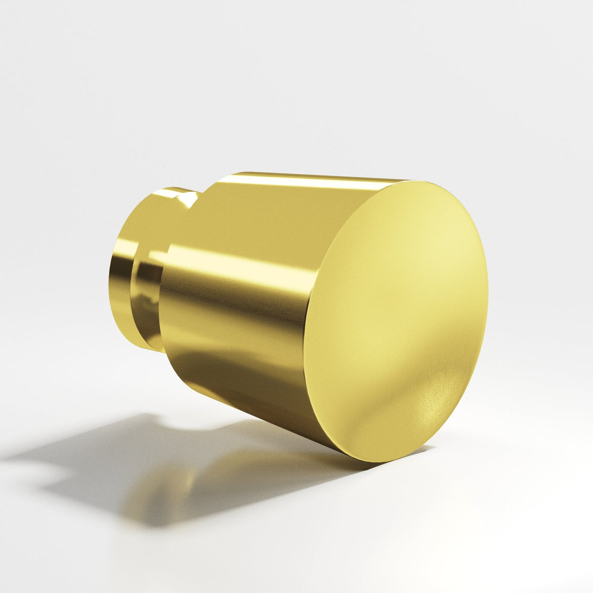 Colonial Bronze 180 Tapered Round Knob, 1 in Diameter - French Gold