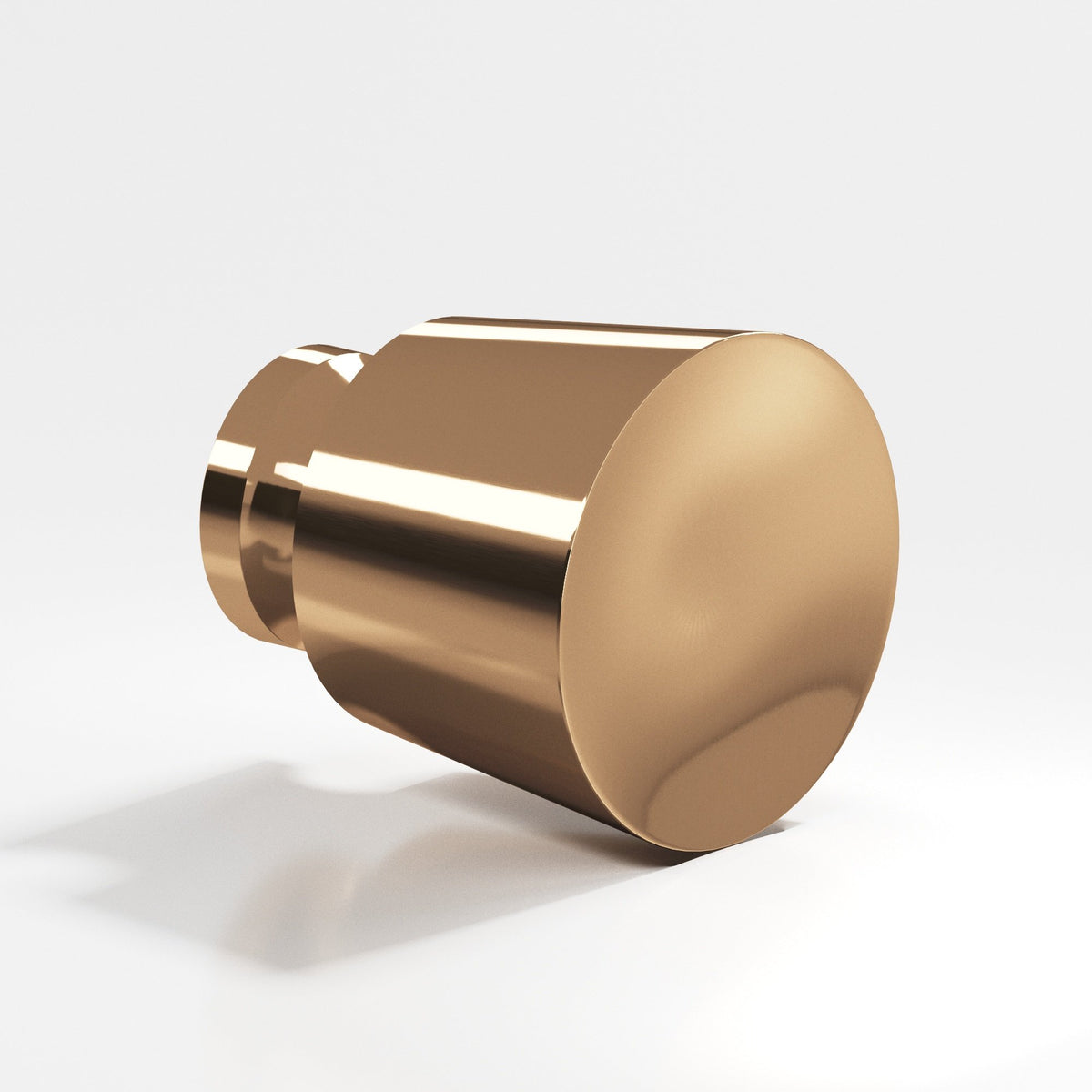 Colonial Bronze 180 Tapered Round Knob, 1 in Diameter - Polished Bronze