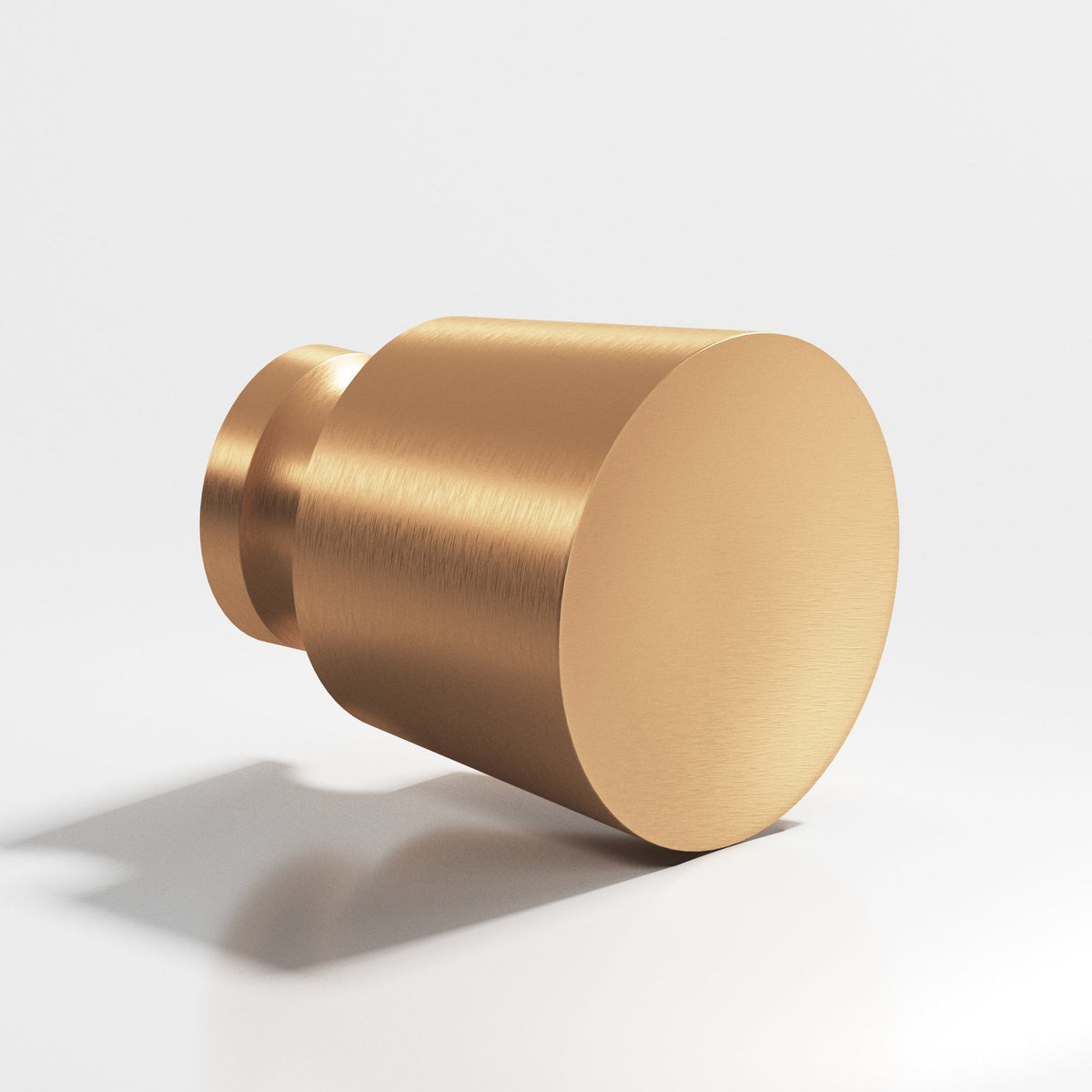Colonial Bronze 181BB Tapered Round Back-to-Back Shower Door Knob Kit, 1-1/4 in Diameter - Matte Satin Bronze