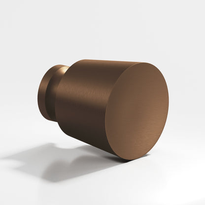 Colonial Bronze 181BB Tapered Round Back-to-Back Shower Door Knob Kit, 1-1/4 in Diameter - Matte Oil Rubbed Bronze