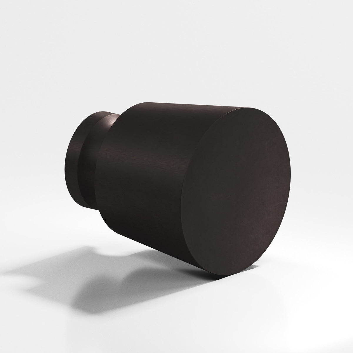 Colonial Bronze 180 Tapered Round Knob, 1 in Diameter - Matte Dark Statuary Bronze
