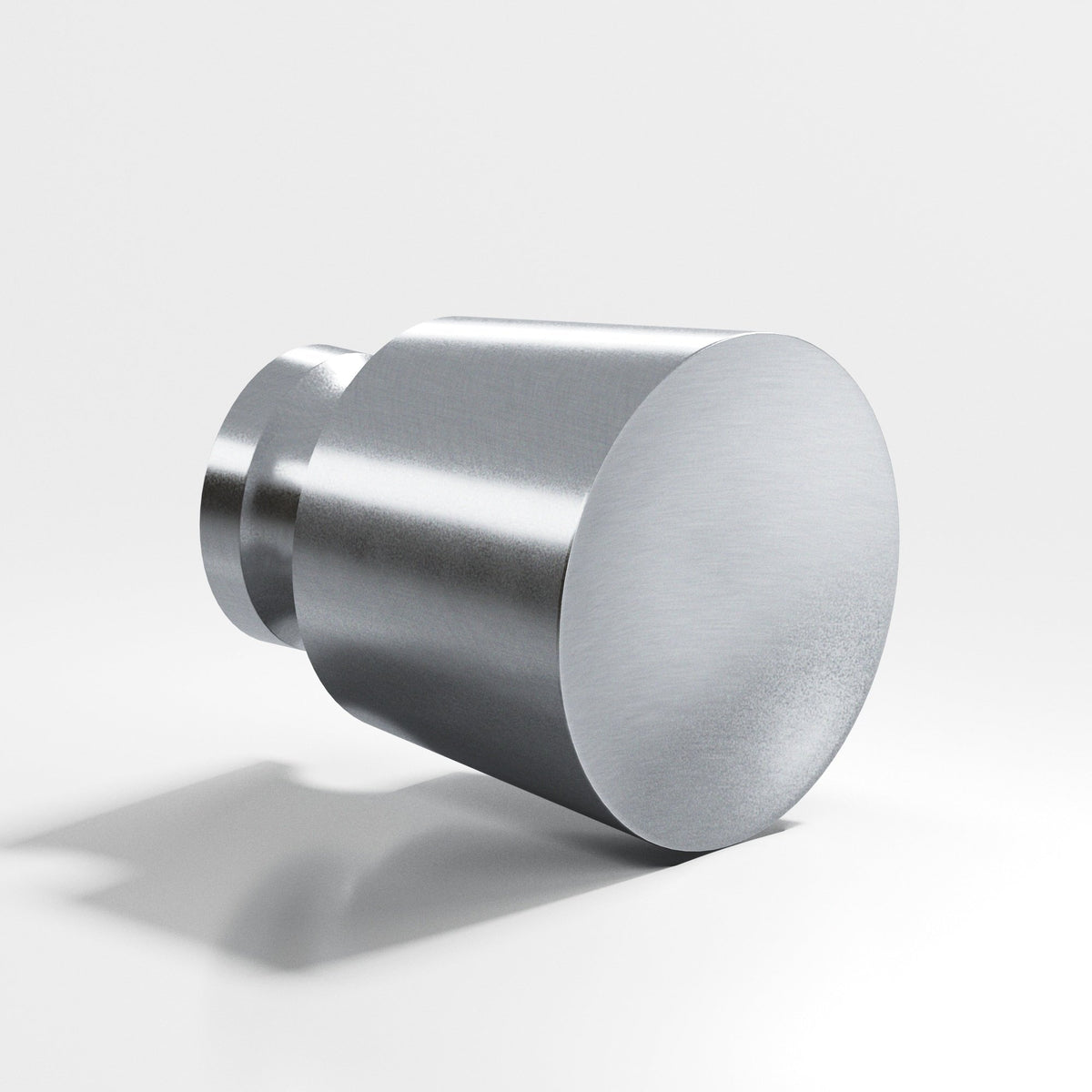 Colonial Bronze 180BB Tapered Round Back-to-Back Shower Door Knob Kit, 1 in Diameter - Satin Chrome