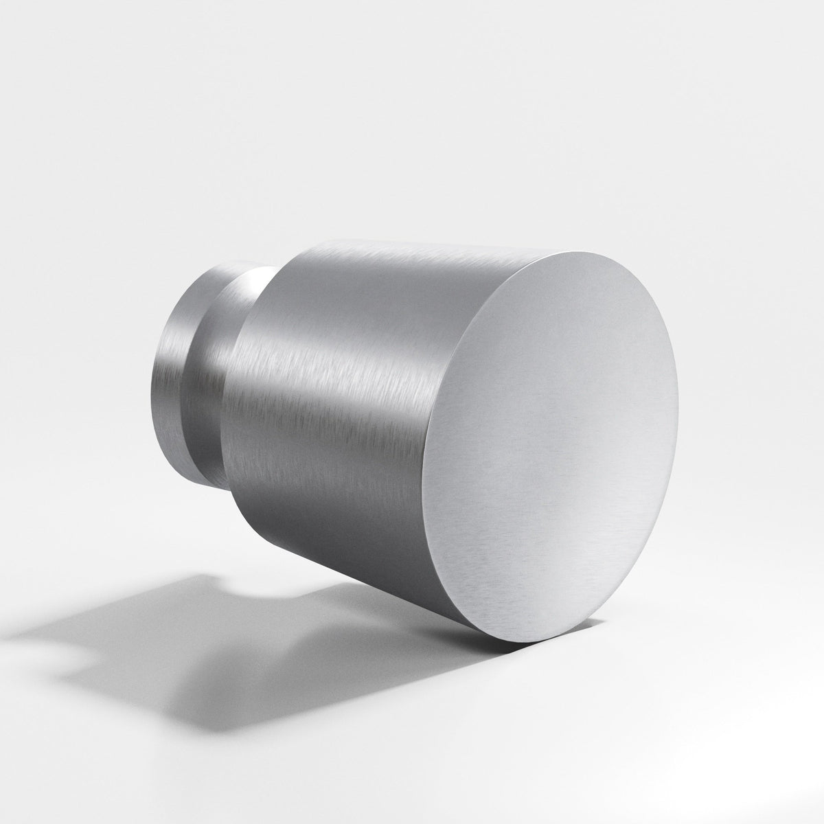 Colonial Bronze 180 Tapered Round Knob, 1 in Diameter - Matte Satin Chrome