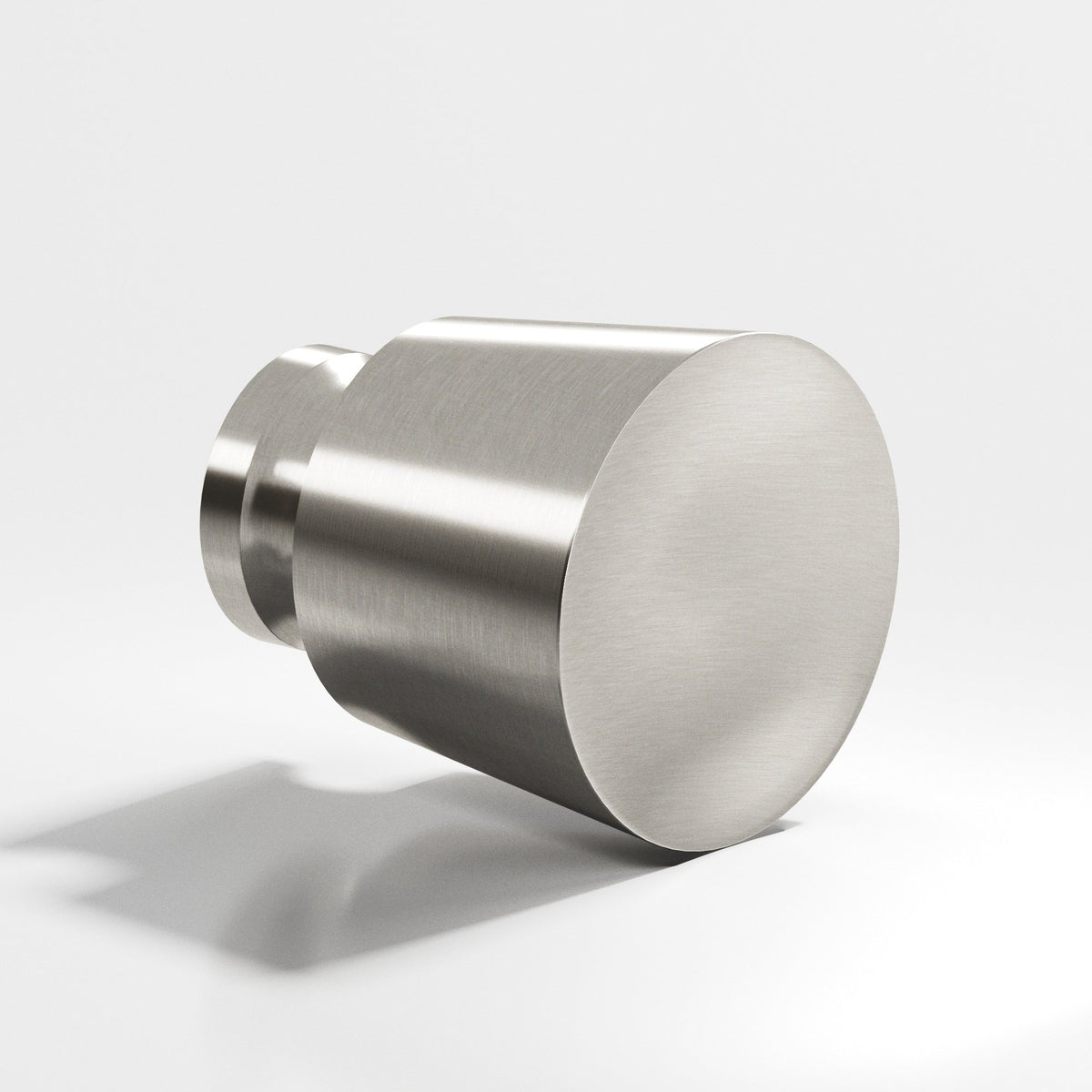 Colonial Bronze 180 Tapered Round Knob, 1 in Diameter - Satin Nickel