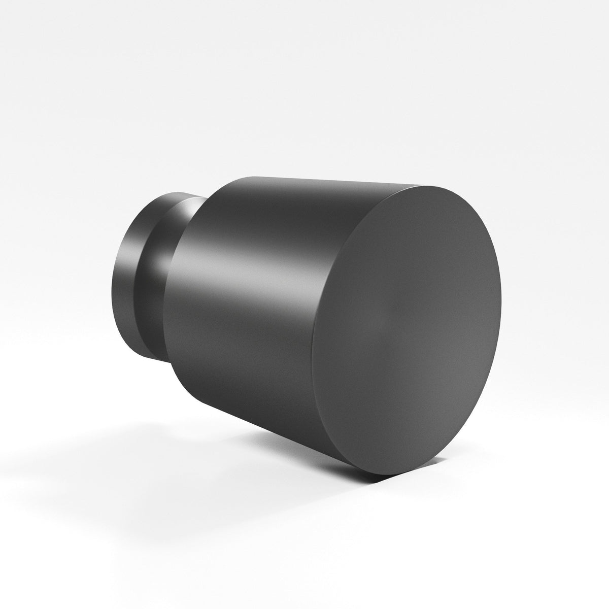 Colonial Bronze 180 Tapered Round Knob, 1 in Diameter - Matte Graphite