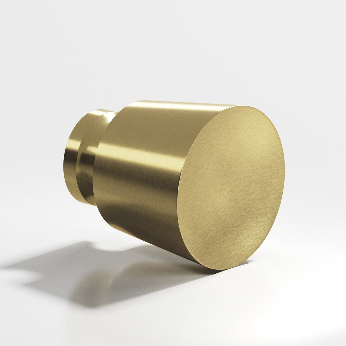 Colonial Bronze 181BB Tapered Round Back-to-Back Shower Door Knob Kit, 1-1/4 in Diameter - Antique Brass