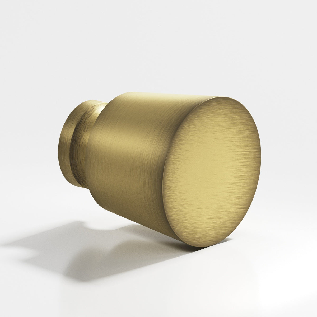 Colonial Bronze 181BB Tapered Round Back-to-Back Shower Door Knob Kit, 1-1/4 in Diameter - Matte Antique Satin Brass