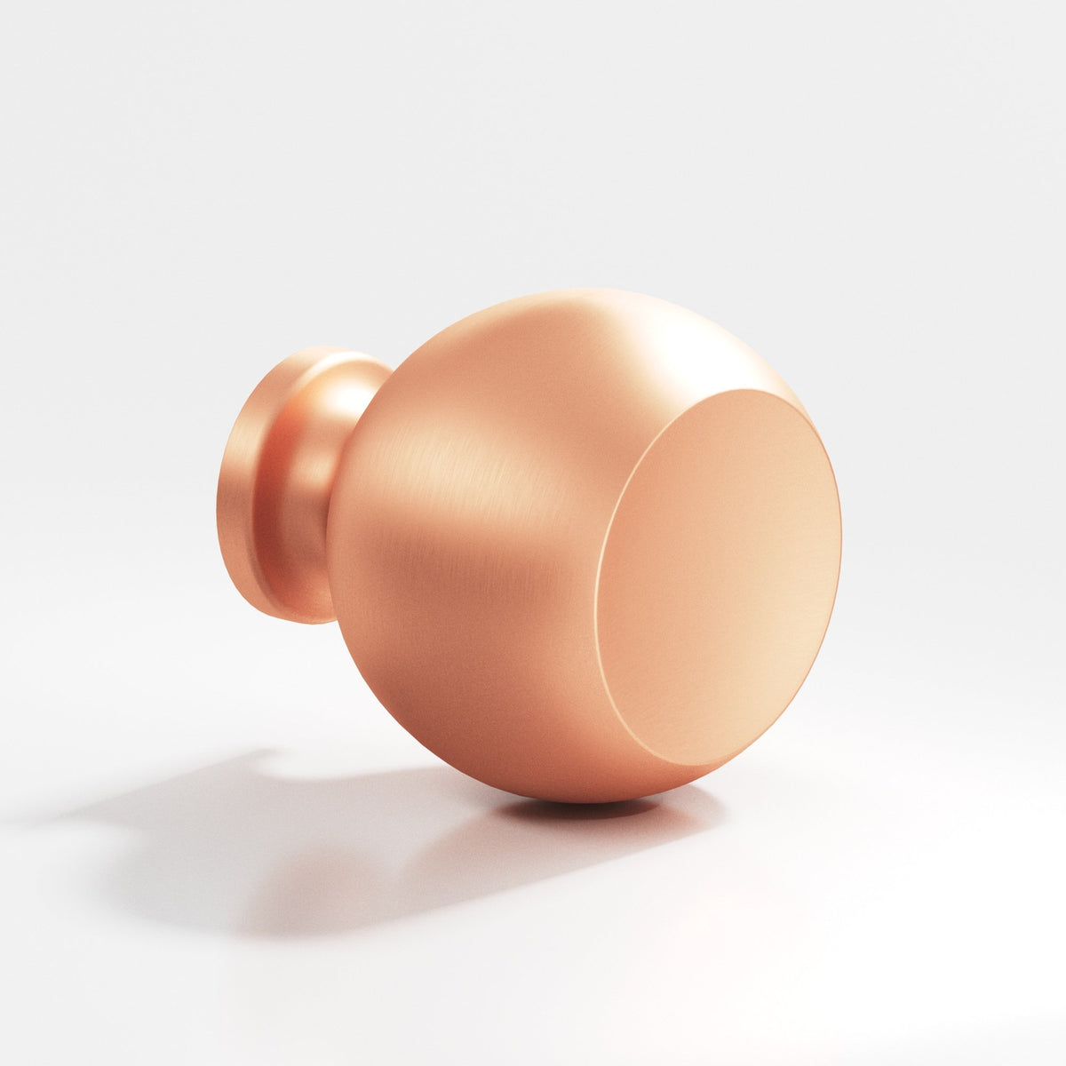 Colonial Bronze 182 Ball Knob, 1 in Diameter - Matte Satin Copper