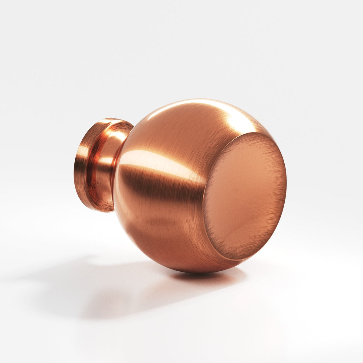 Colonial Bronze 182 Ball Knob, 1 in Diameter - Antique Copper