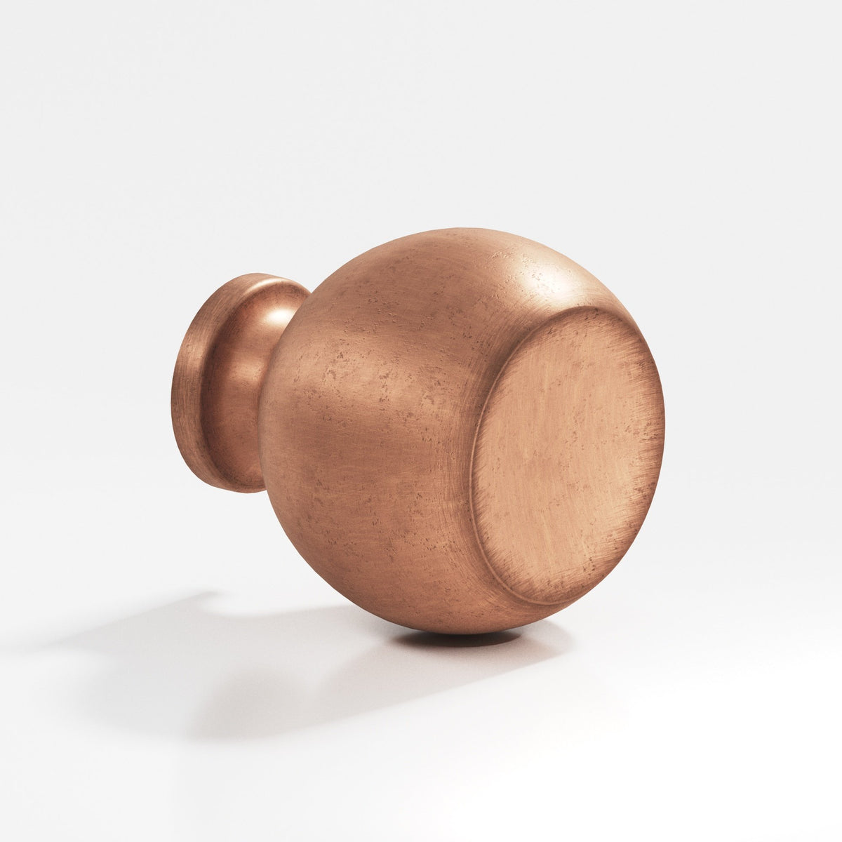 Colonial Bronze 182 Ball Knob, 1 in Diameter - Distressed Antique Copper
