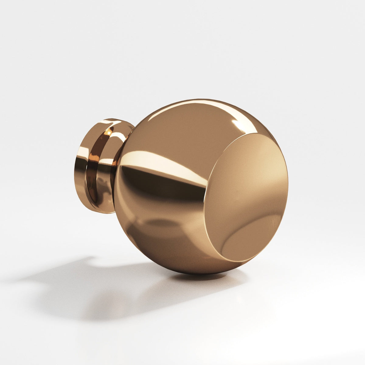 Colonial Bronze 182 Ball Knob, 1 in Diameter - Polished Bronze