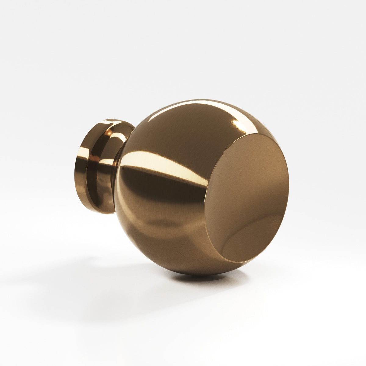Colonial Bronze 182 Ball Knob, 1 in Diameter - Light Statuary Bronze