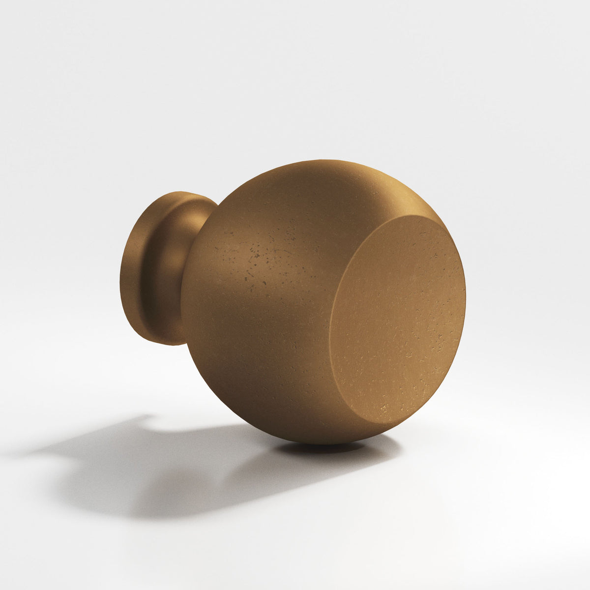 Colonial Bronze 182 Ball Knob, 1 in Diameter - Distressed Light Statuary Bronze
