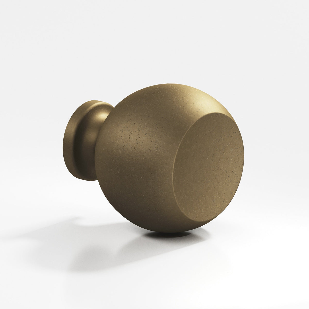 Colonial Bronze 183 Ball Knob, 1-1/4 in Diameter - Distressed Oil Rubbed Bronze