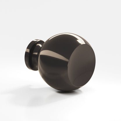 Colonial Bronze 183BB Ball Back-to-Back Shower Door Knob Kit, 1-1/4 in Diameter - Dark Statuary Bronze