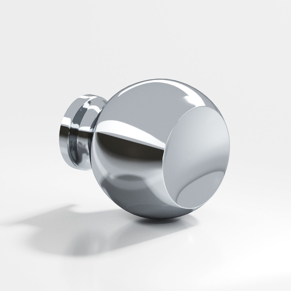 Colonial Bronze 182 Ball Knob, 1 in Diameter - Polished Chrome