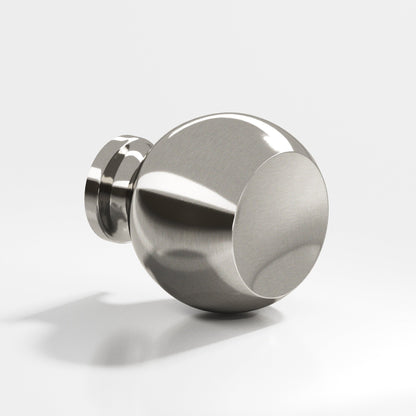 Colonial Bronze 183BB Ball Back-to-Back Shower Door Knob Kit, 1-1/4 in Diameter - Nickel Stainless