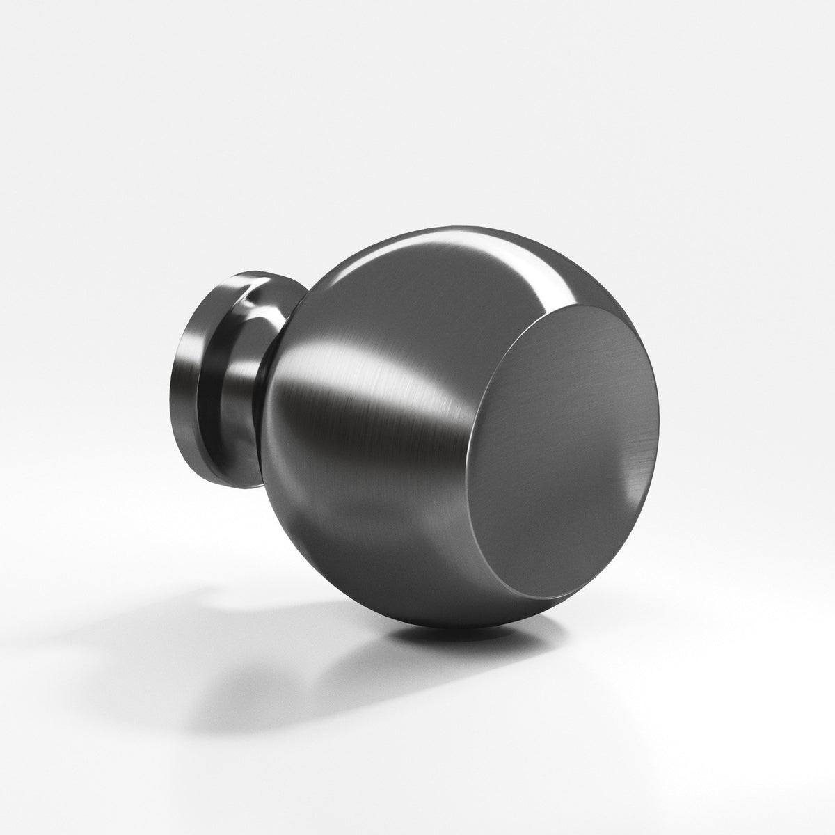 Colonial Bronze 183BB Ball Back-to-Back Shower Door Knob Kit, 1-1/4 in Diameter - Graphite