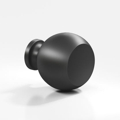 Colonial Bronze 183BB Ball Back-to-Back Shower Door Knob Kit, 1-1/4 in Diameter - Matte Graphite