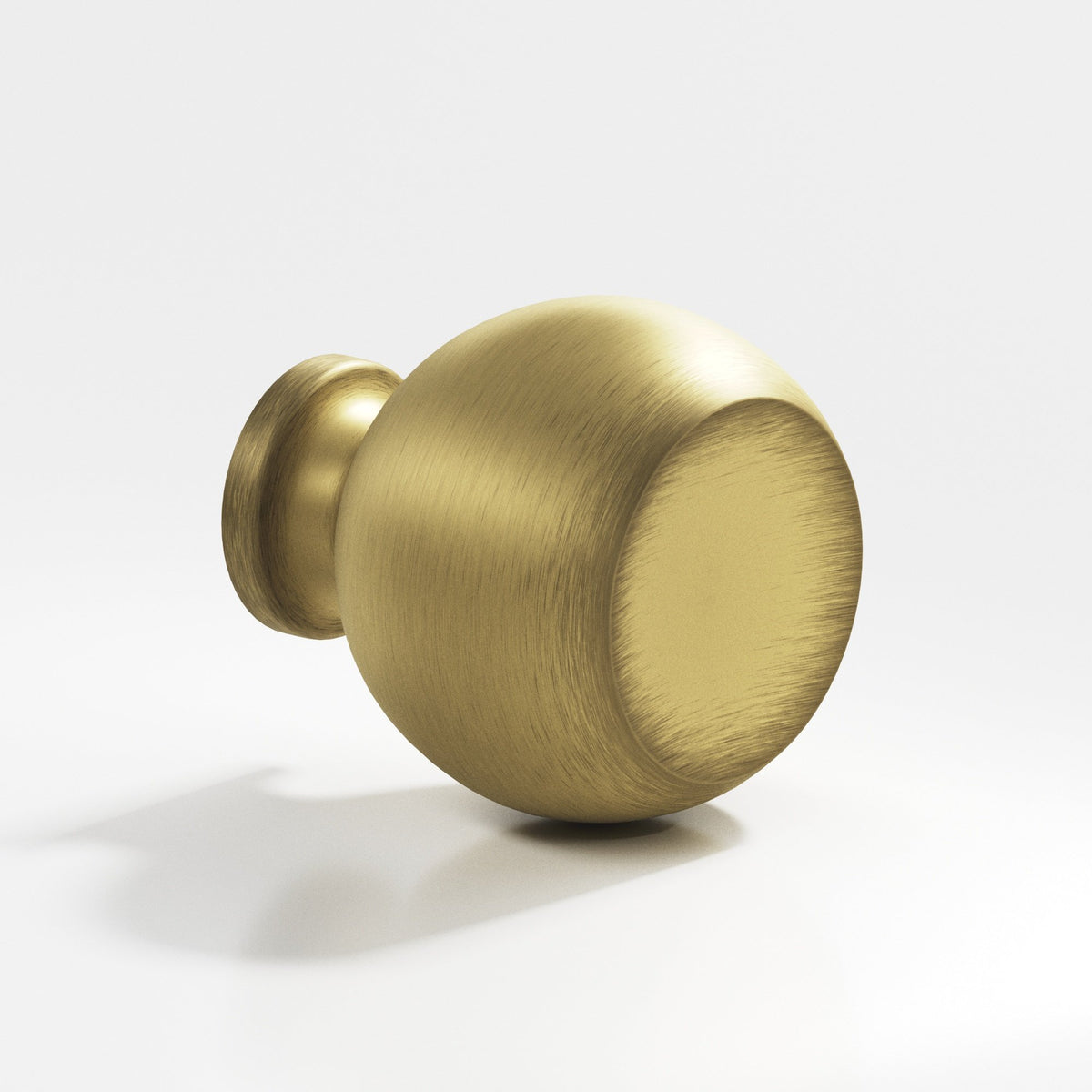 Colonial Bronze 183BB Ball Back-to-Back Shower Door Knob Kit, 1-1/4 in Diameter - Matte Antique Satin Brass