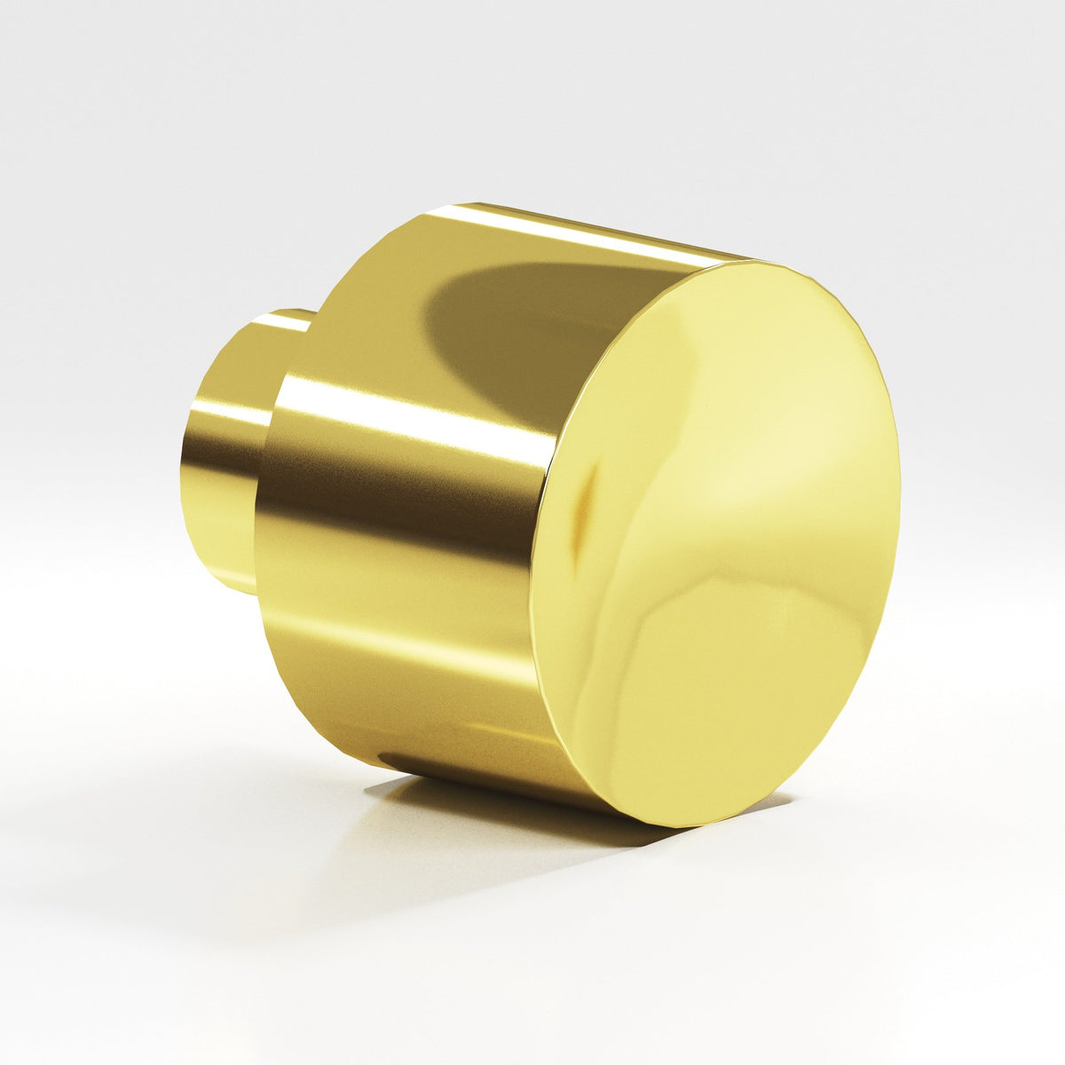 Colonial Bronze 184 Wide Cylinder Knob, 1 in Diameter - French Gold