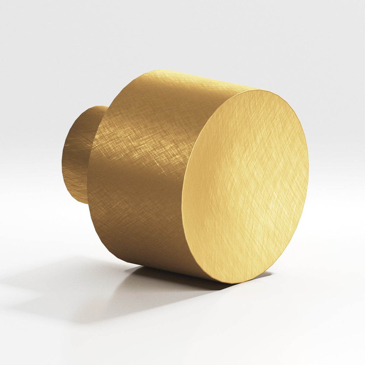 Colonial Bronze 185 Wide Cylinder Knob, 1-1/4 in Diameter - Weathered Brass