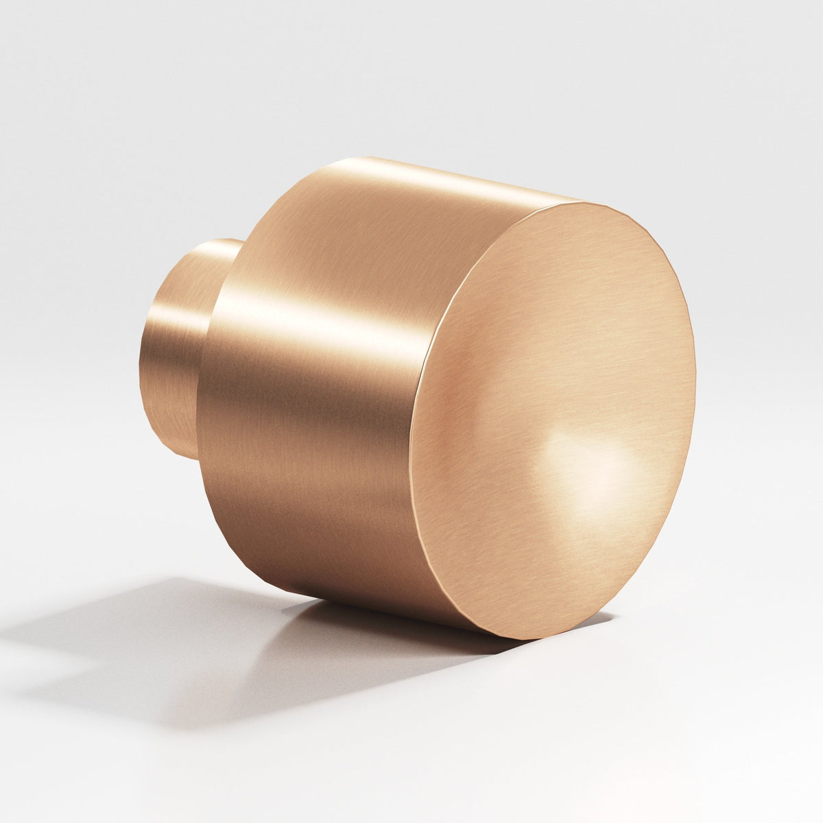 Colonial Bronze 184 Wide Cylinder Knob, 1 in Diameter - Satin Bronze