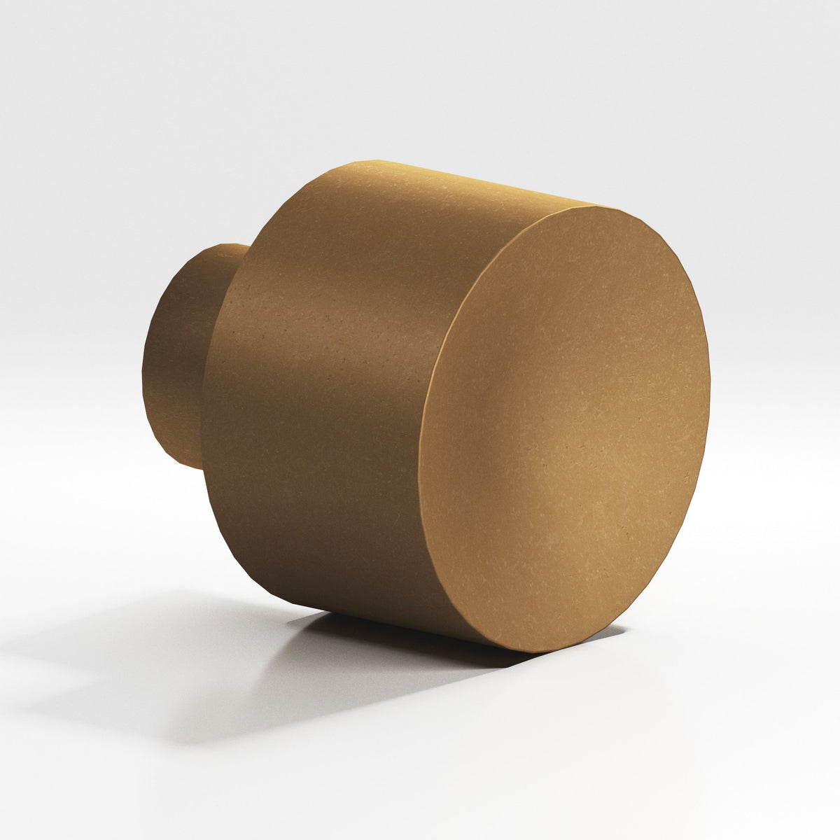 Colonial Bronze 185 Wide Cylinder Knob, 1-1/4 in Diameter - Distressed Light Statuary Bronze