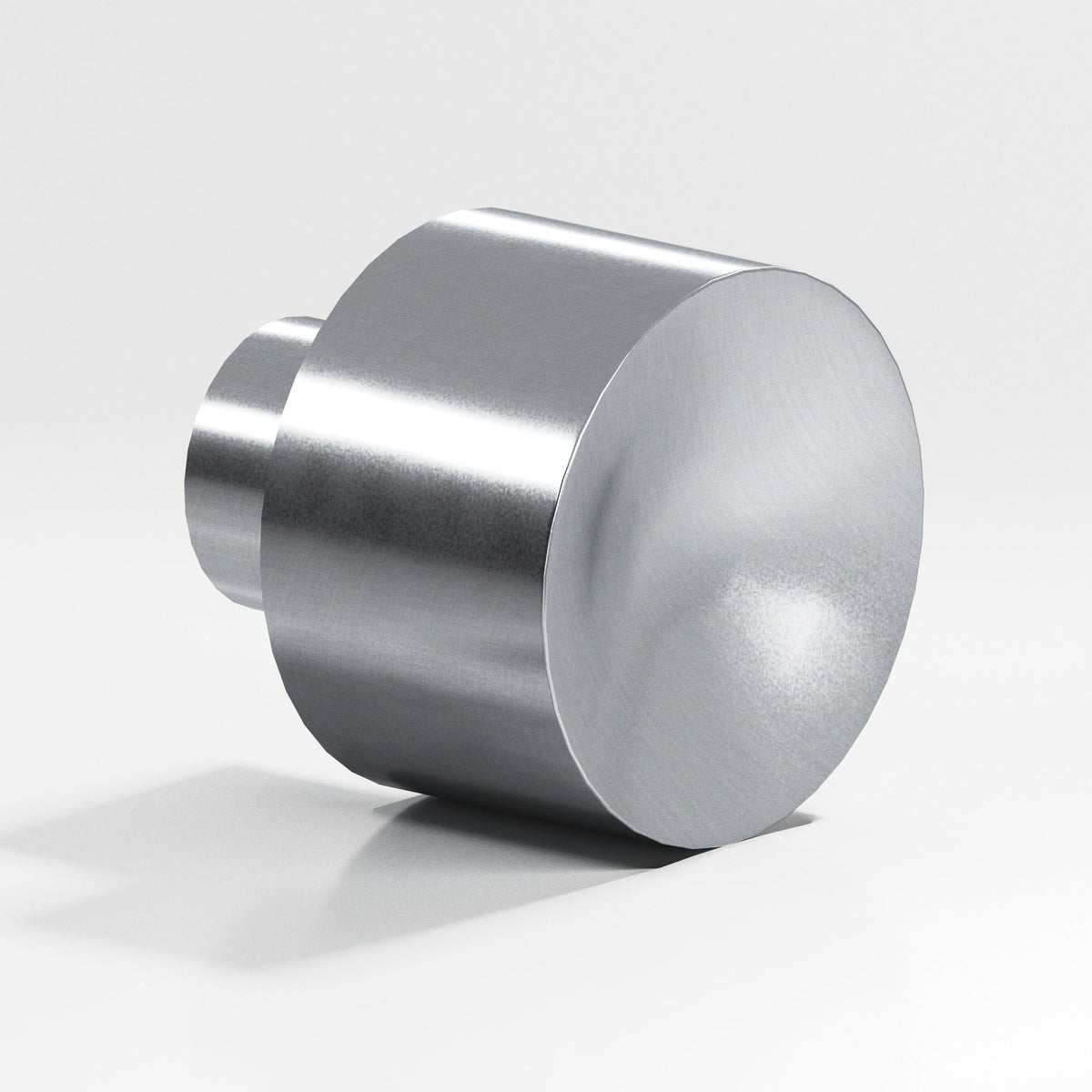 Colonial Bronze 185 Wide Cylinder Knob, 1-1/4 in Diameter - Satin Chrome